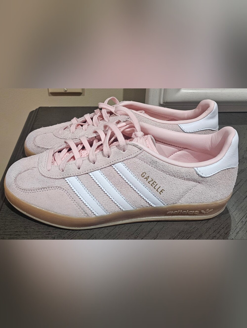 Adidas Gazelle Women's Suede Sneakers in Pink Size 7